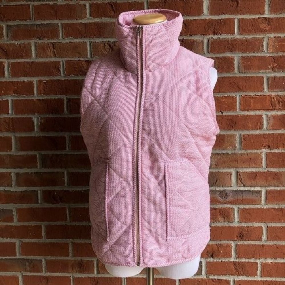 Peach Love California Pink Quilted Vest